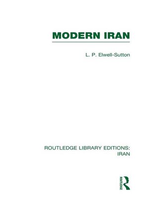 cover image of Modern Iran (RLE Iran A)